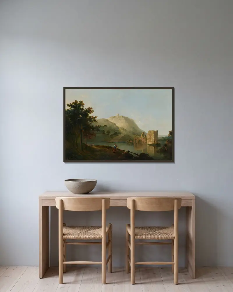 Landscape, Richard Wilson v rámu na stěně