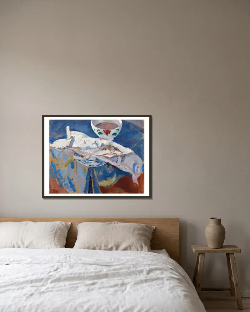 Schellfisch von Rik Wouters gerahmt an einer Wand