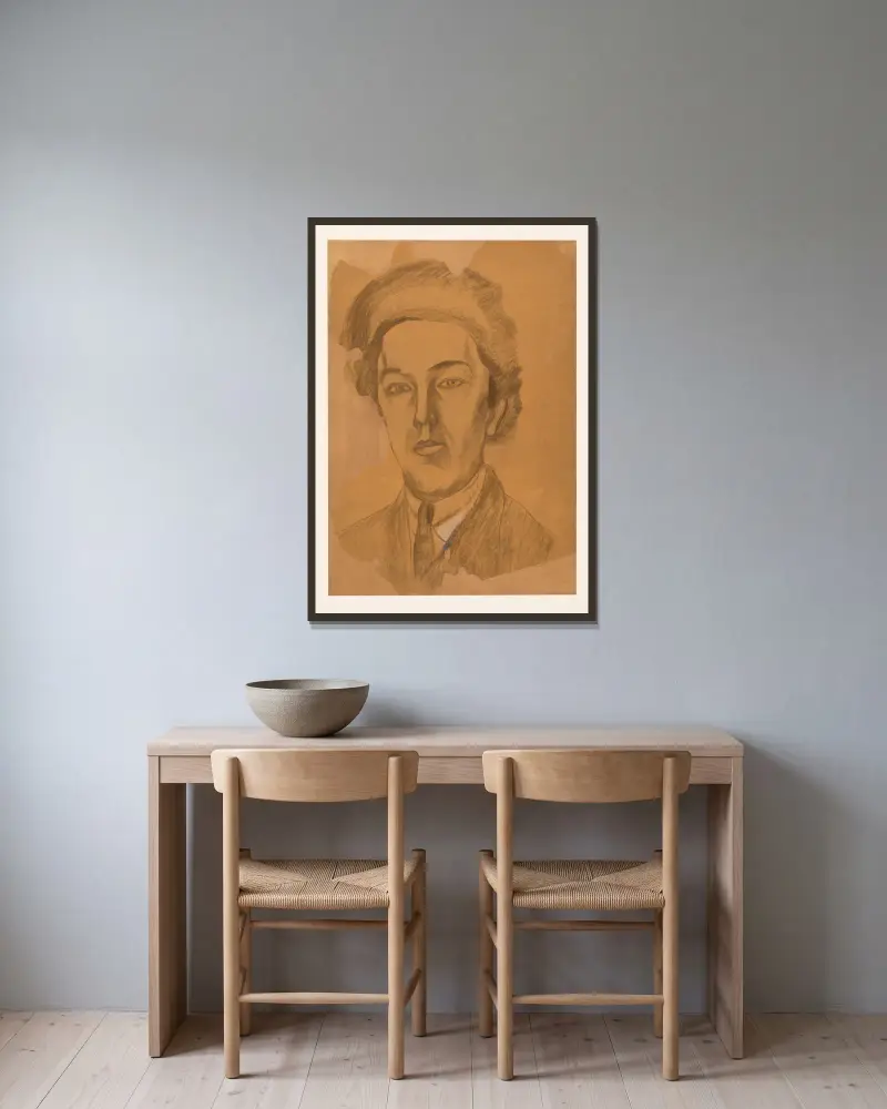 André Breton, Robert Delaunay w ramie na ścianie