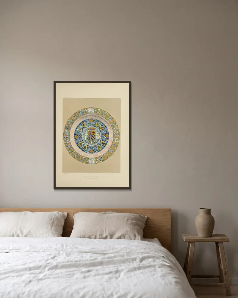 Art treasures of the United Kingdom Pl.24 av Robert Dudley inramad på en vägg