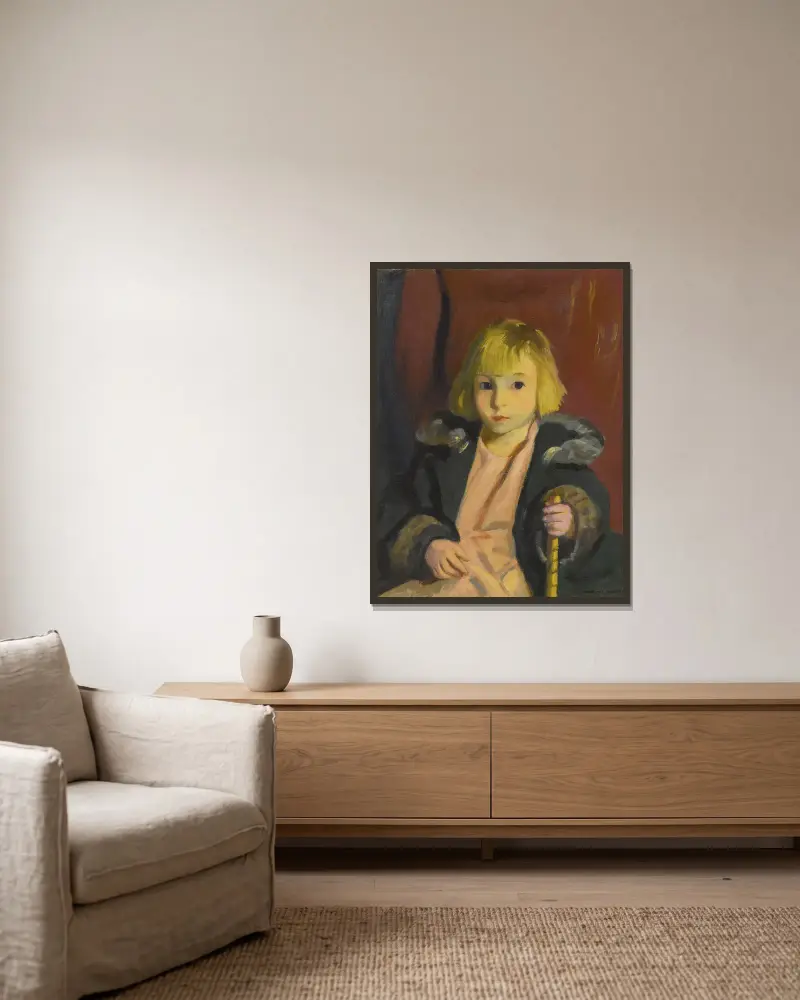 Carl (Karl Schleicher), Robert Henri w ramie na ścianie