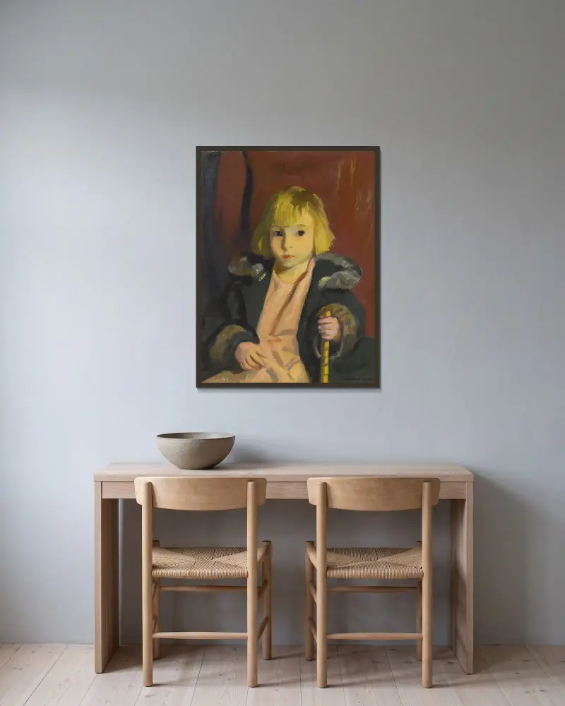 Carl (Karl Schleicher), Robert Henri w ramie na ścianie