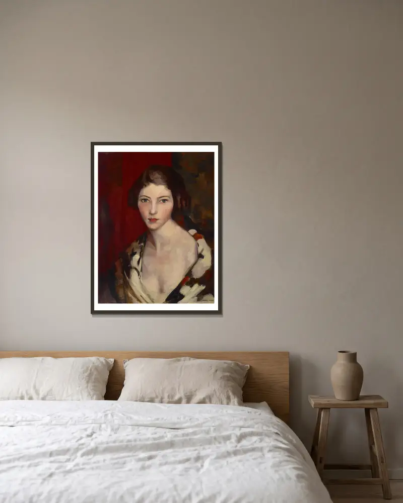 Helen, Robert Henri v rámu na stěně