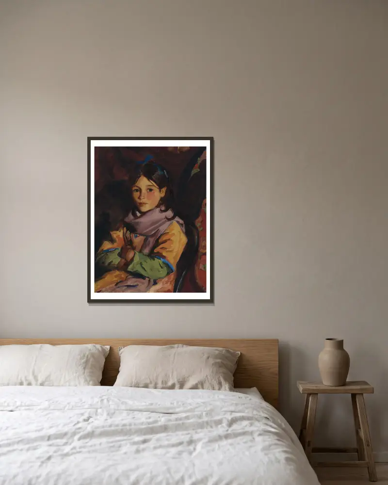 Mary Agnes, Robert Henri w ramie na ścianie