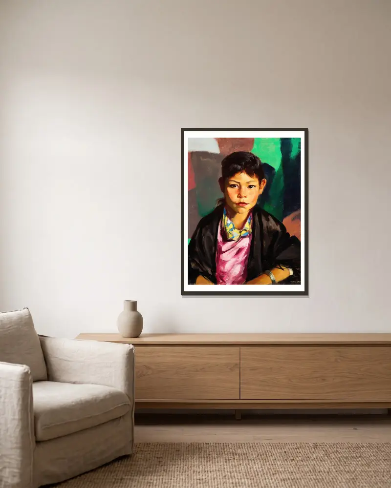 Pepita, Robert Henri v rámu na stěně