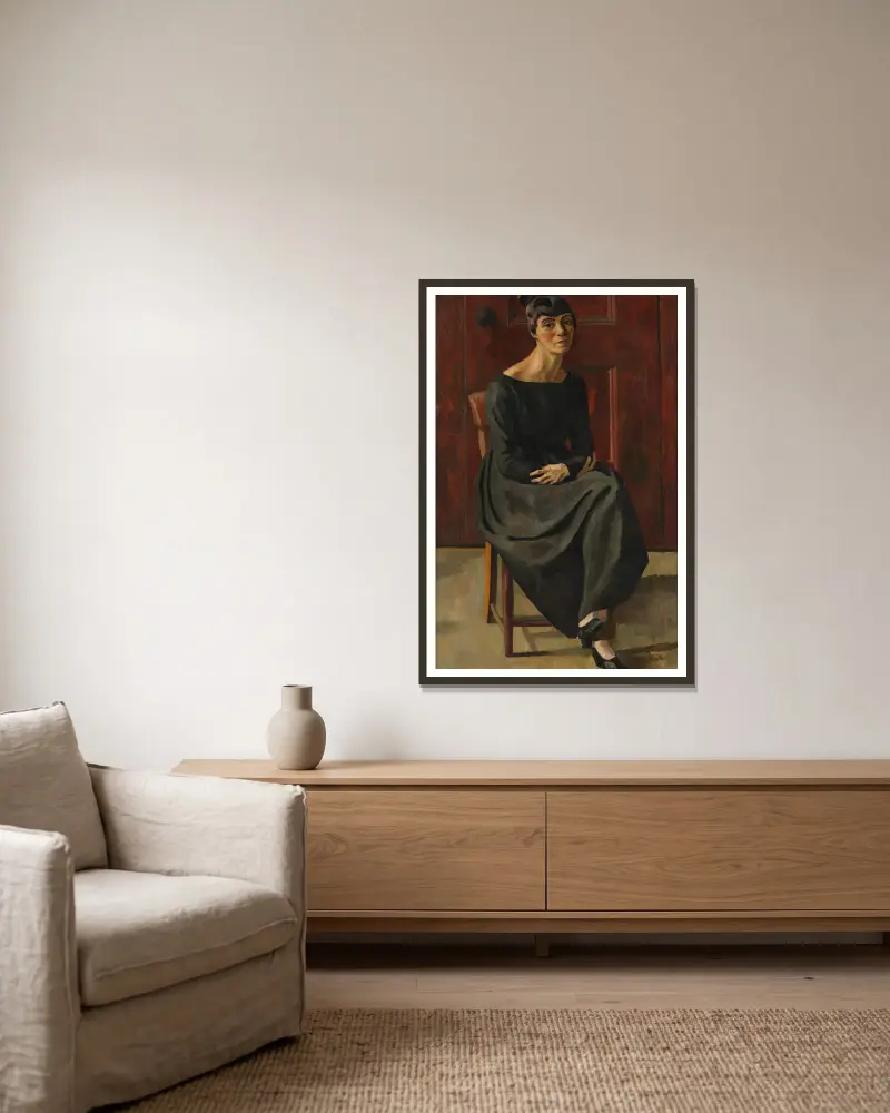 Gabrielle Soëne, Roger Fry w ramie na ścianie