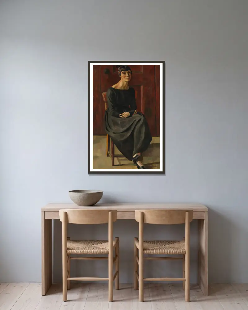 Gabrielle Soëne, Roger Fry w ramie na ścianie