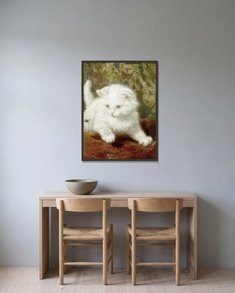 Zvědavost, Henriëtte Ronner-Knip v rámu na stěně