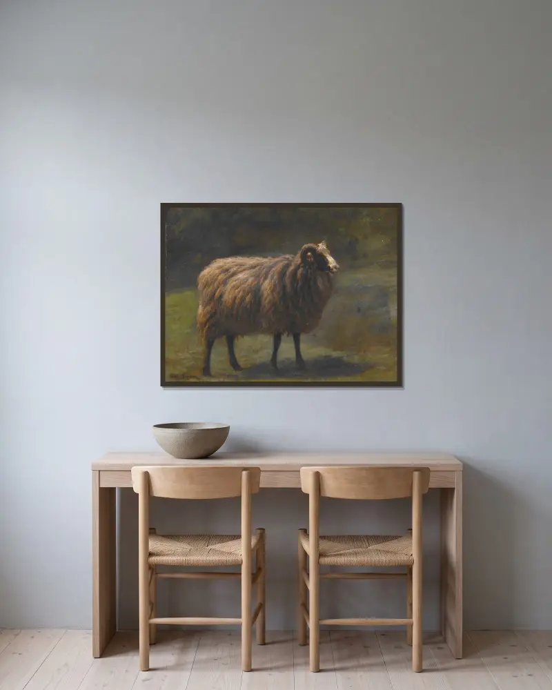 Beran, Rosa Bonheur v rámu na stěně