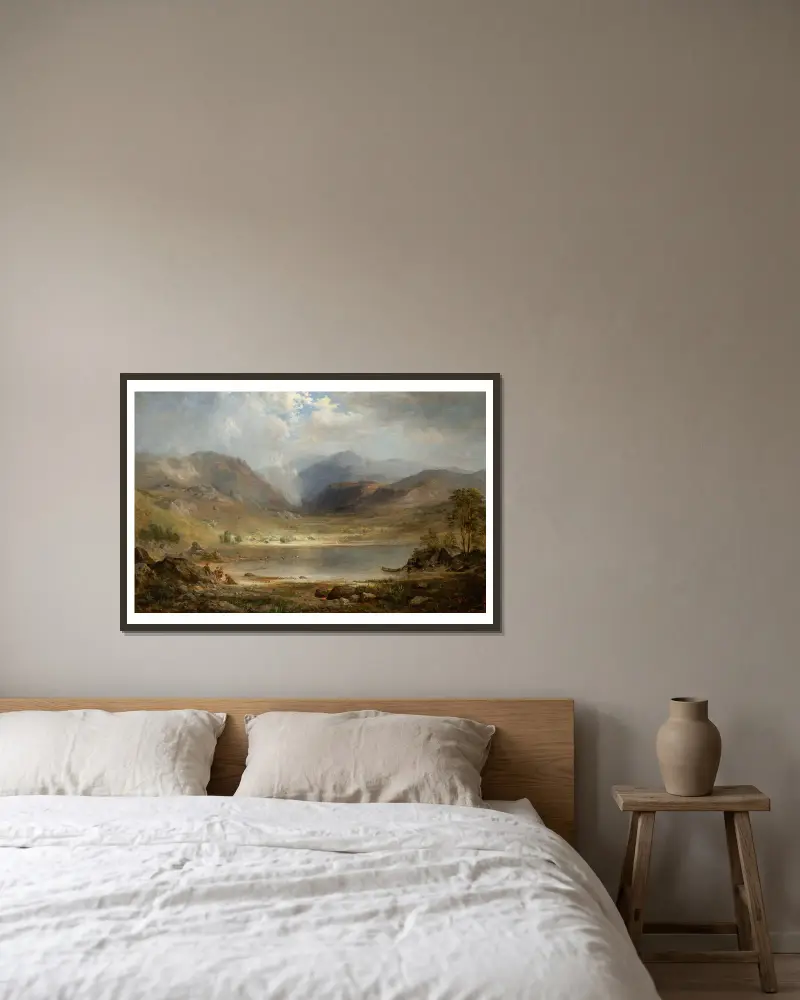 Loch Long, 1867 – Nr. 1, Robert S. Duncanson v rámu na stěně