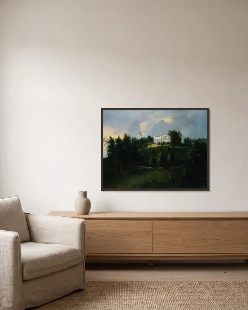 Mount Healthy, Ohio, Robert S. Duncanson v rámu na stěně