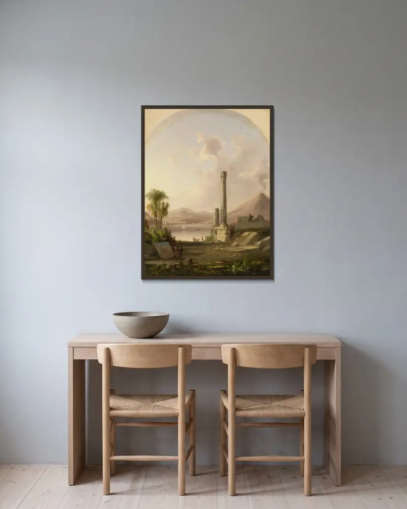 Pompeje, Robert S. Duncanson w ramie na ścianie