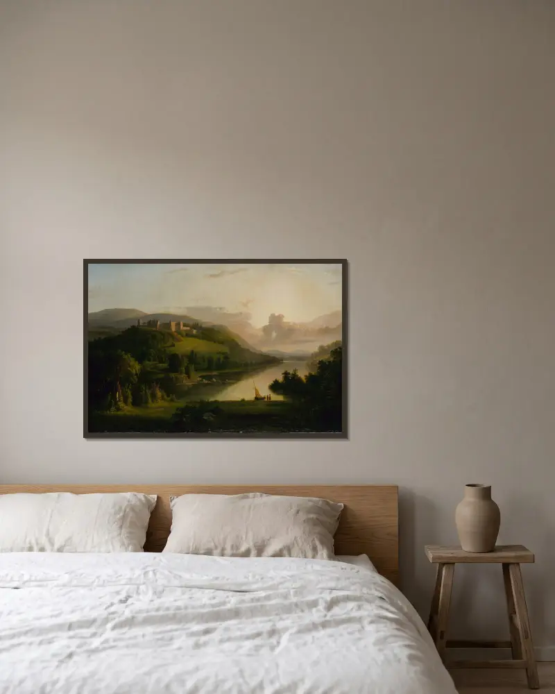 Scotch Highlands, Robert S. Duncanson v rámu na stěně