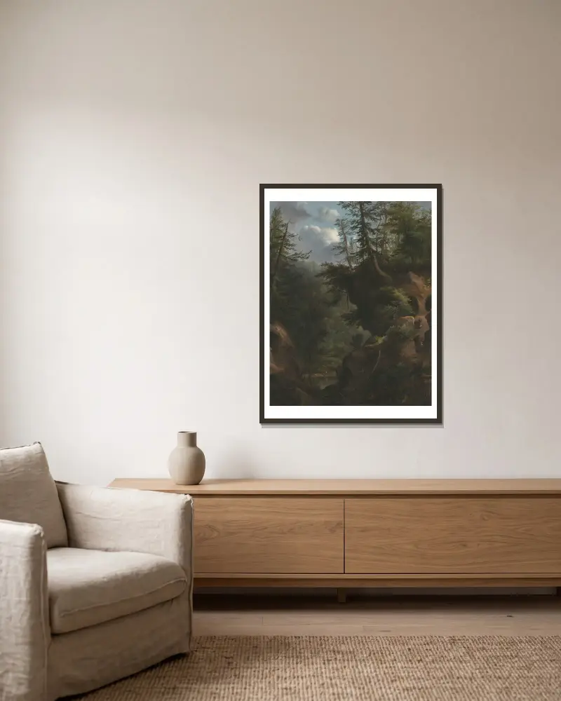 Jaskinie, Robert S. Duncanson w ramie na ścianie