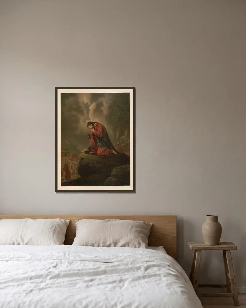 Getsemane, Jan Ladislaw Sýkora v rámu na stěně