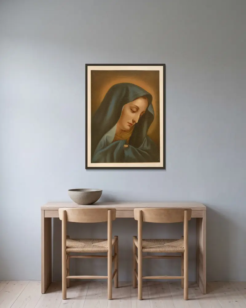 Bolestná Matka, Jan Ladislaw Sýkora v rámu na stěně