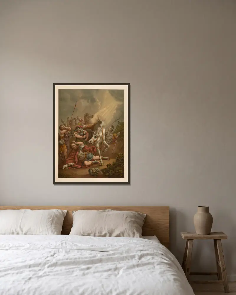 Obrácení svatého Pavla, Jan Ladislaw Sýkora v rámu na stěně