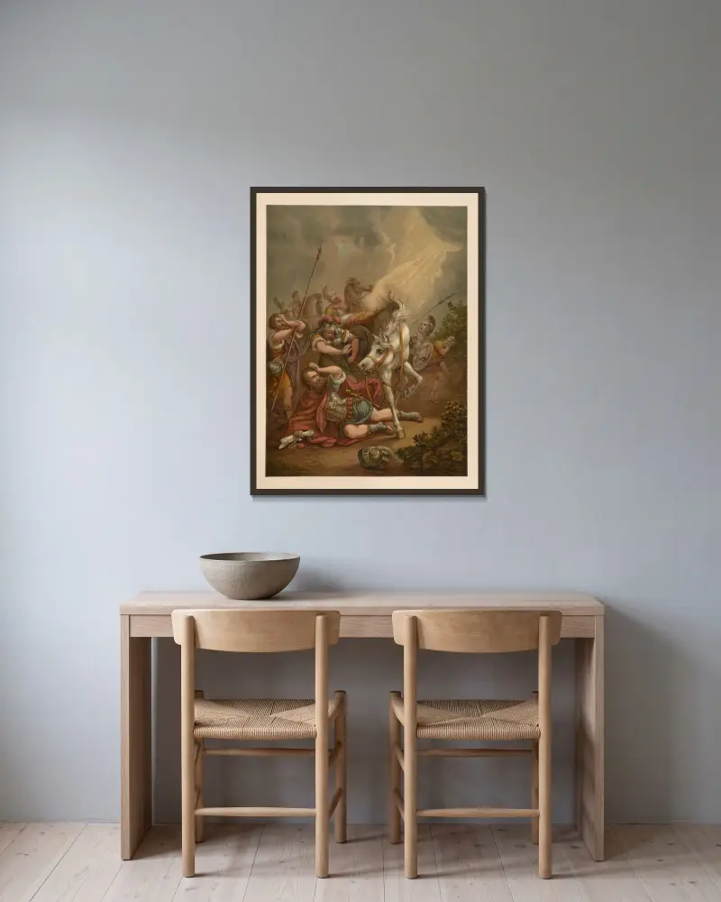 Obrácení svatého Pavla, Jan Ladislaw Sýkora v rámu na stěně
