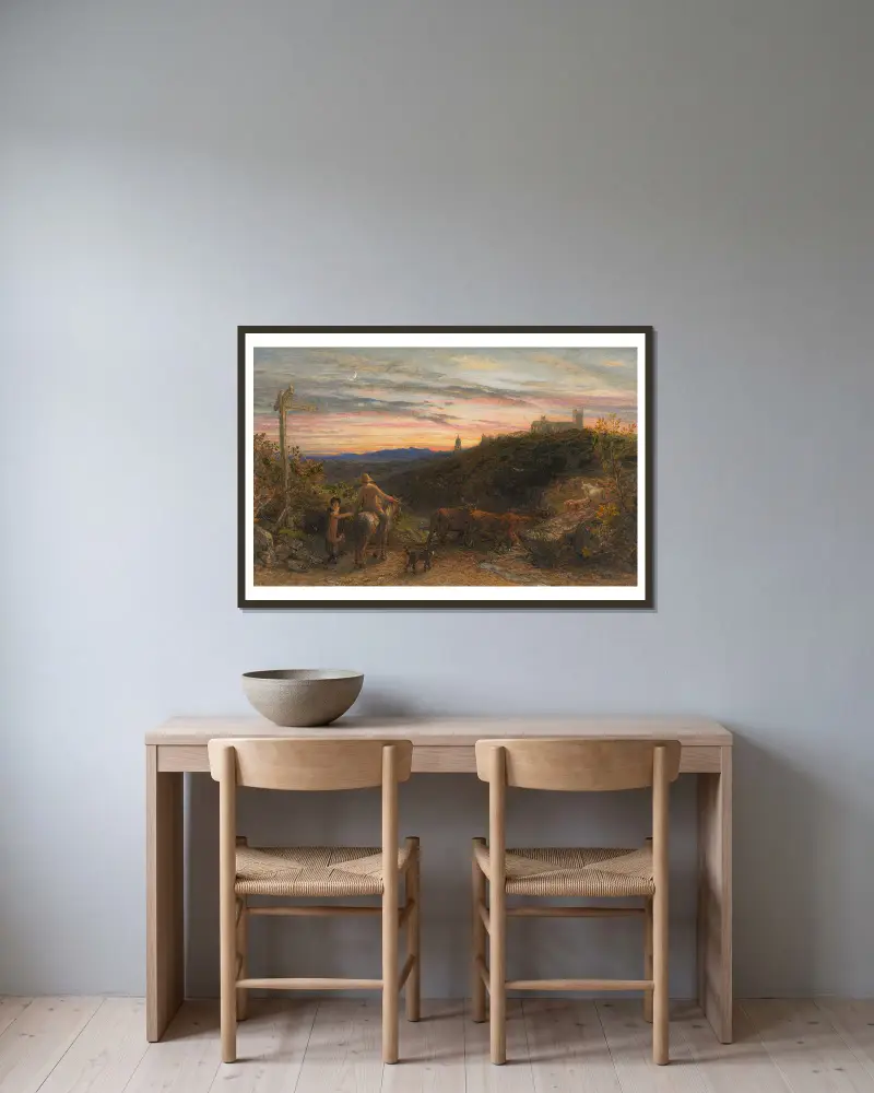 Dobrý sedlák, Samuel Palmer v rámu na stěně