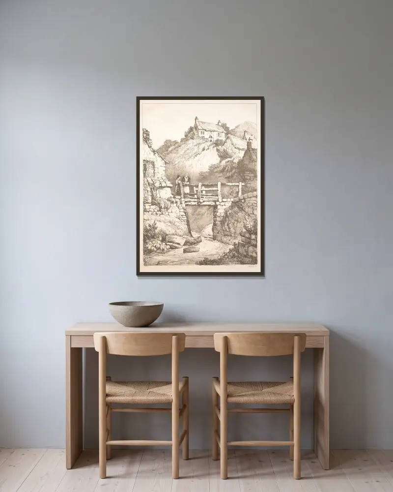 Runswick, Samuel Prout v rámu na stěně