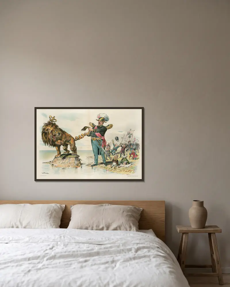 Give it another twist, Grover – we’re all with you! von John Samuel Pughe gerahmt an einer Wand