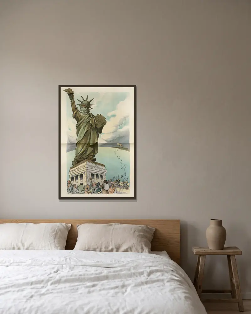 Liberty von John Samuel Pughe gerahmt an einer Wand