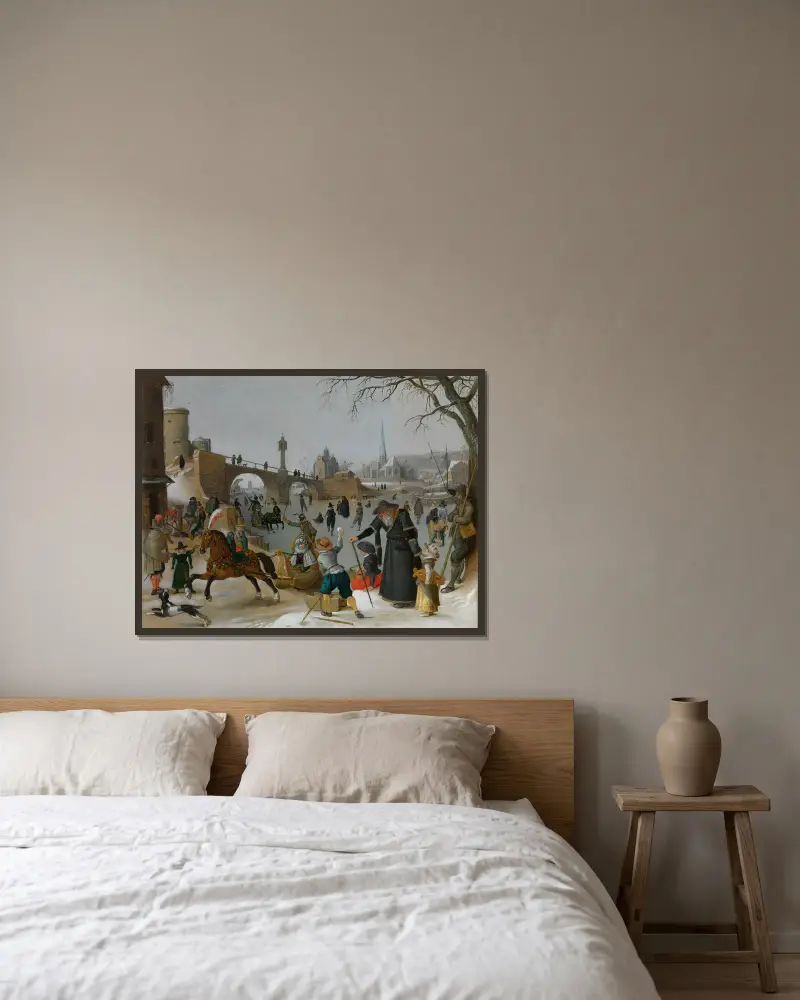 Winter Pleasures, Sebastian Vrancx w ramie na ścianie