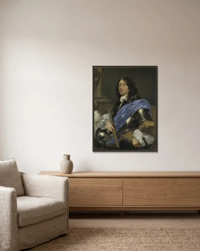 Karel X. Gustav, Sébastien Bourdon v rámu na stěně