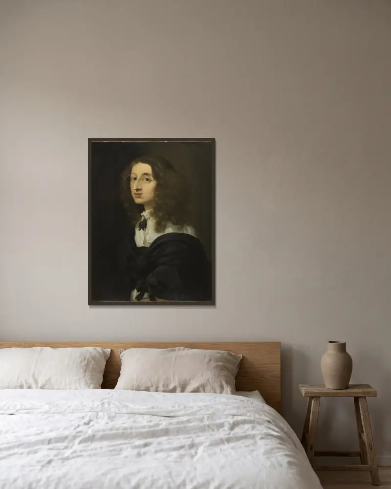 Queen Christina von Sébastien Bourdon gerahmt an einer Wand