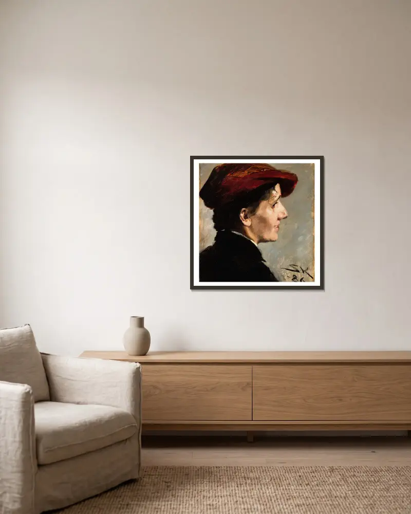 Marianne Stokes, Peder Severin Krøyer w ramie na ścianie