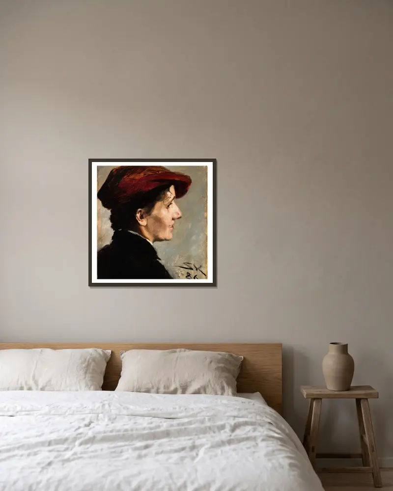 Marianne Stokes, Peder Severin Krøyer w ramie na ścianie