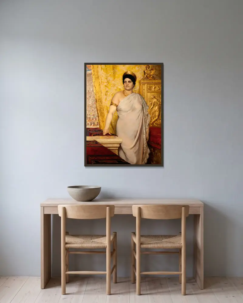Messalina, Peder Severin Krøyer w ramie na ścianie