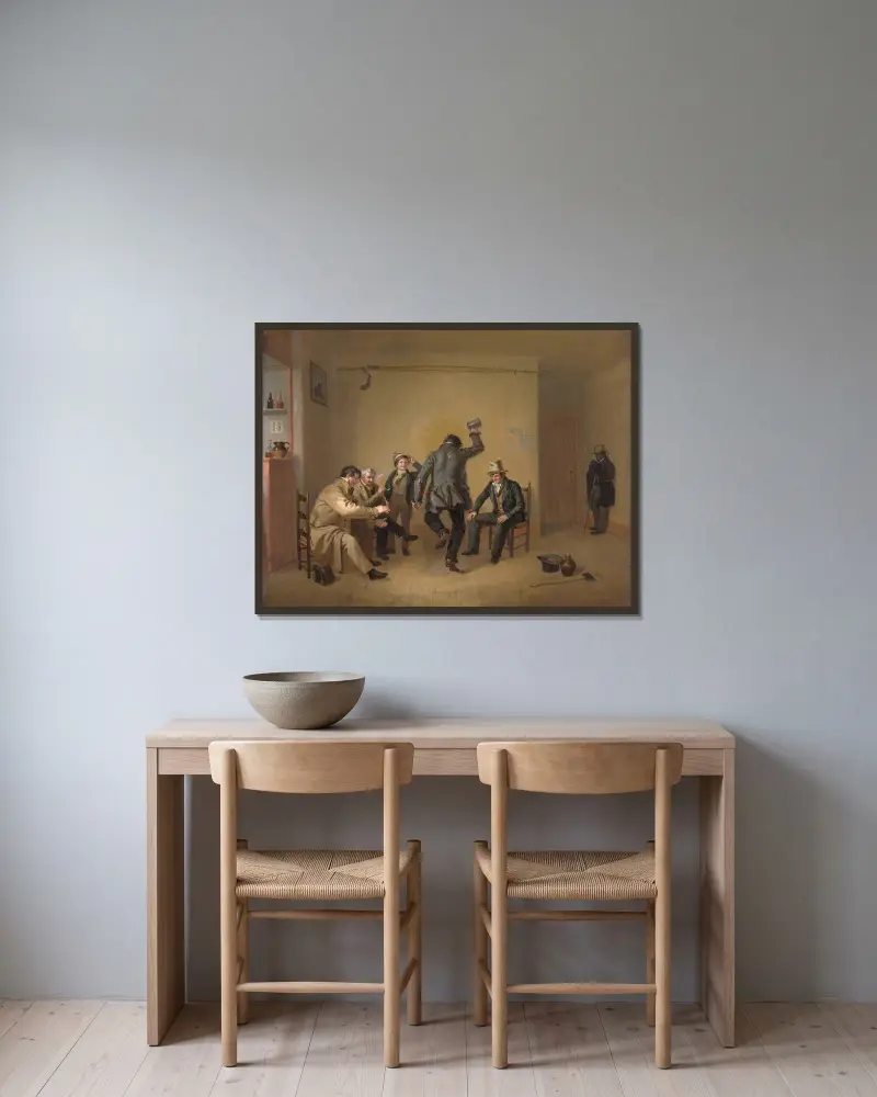 Scena w szynku, William Sidney Mount w ramie na ścianie