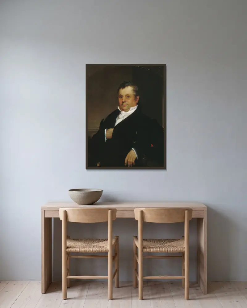 Gideon Tucker, William Sidney Mount w ramie na ścianie