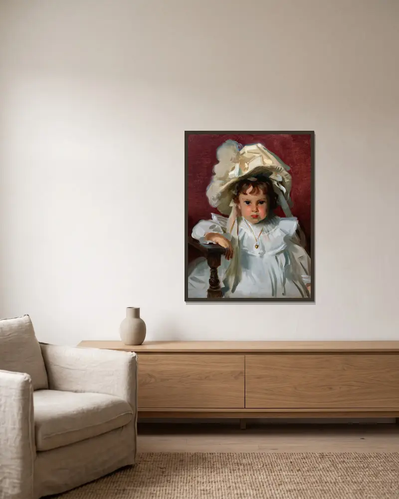 Dorothy von John Singer Sargent gerahmt an einer Wand