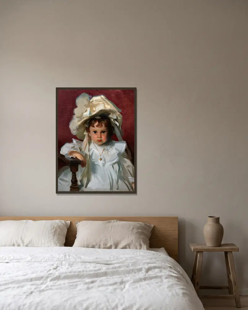 Dorothy von John Singer Sargent gerahmt an einer Wand