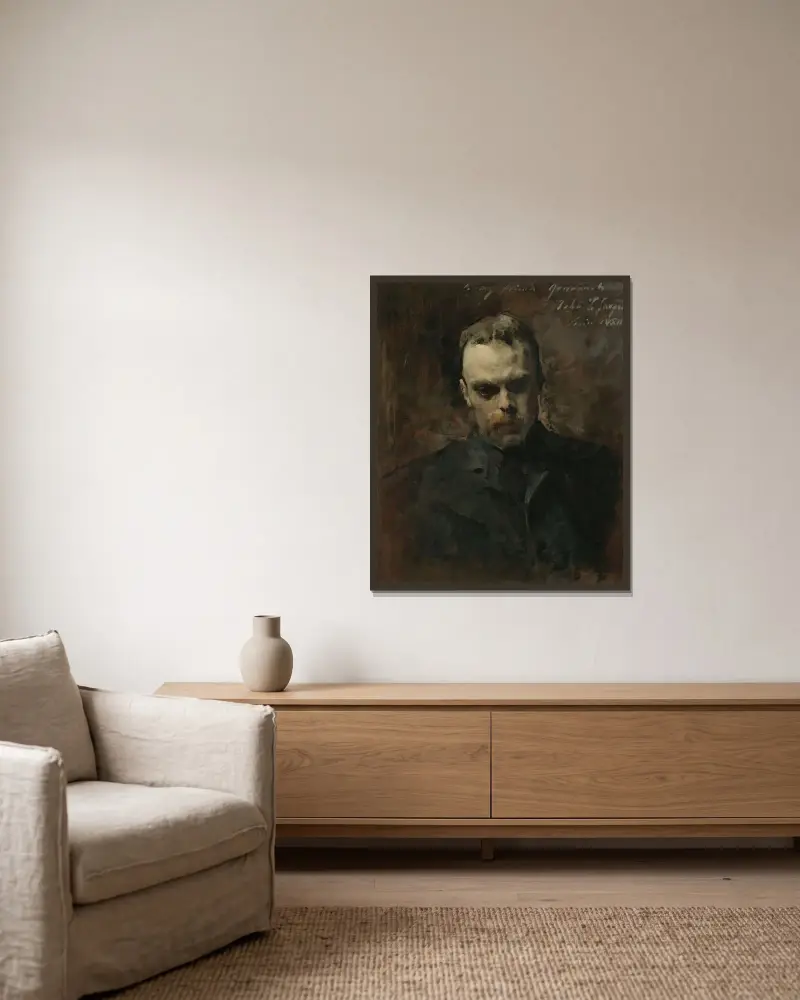 Gordon Greenough, John Singer Sargent v rámu na stěně