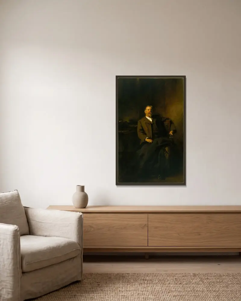 Henry Lee Higginson, John Singer Sargent w ramie na ścianie