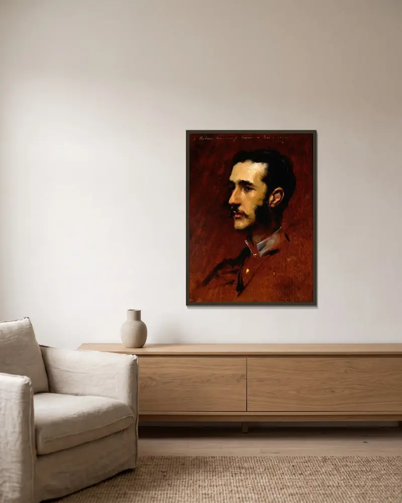 Ramon Subercaseaux von John Singer Sargent gerahmt an einer Wand