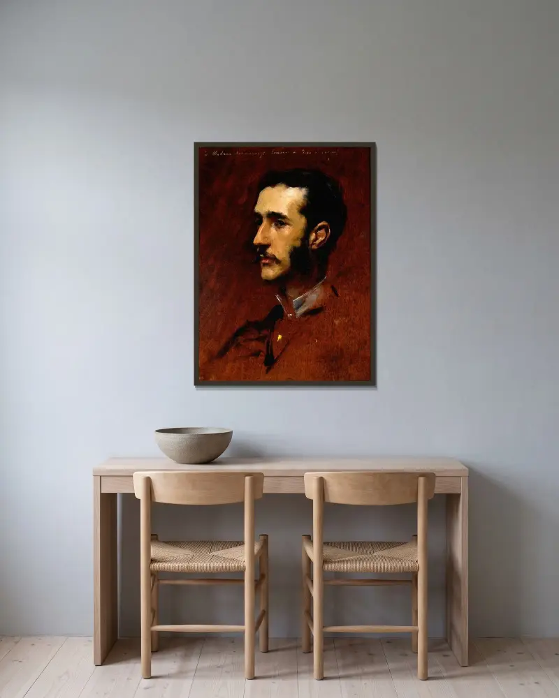 Ramon Subercaseaux von John Singer Sargent gerahmt an einer Wand