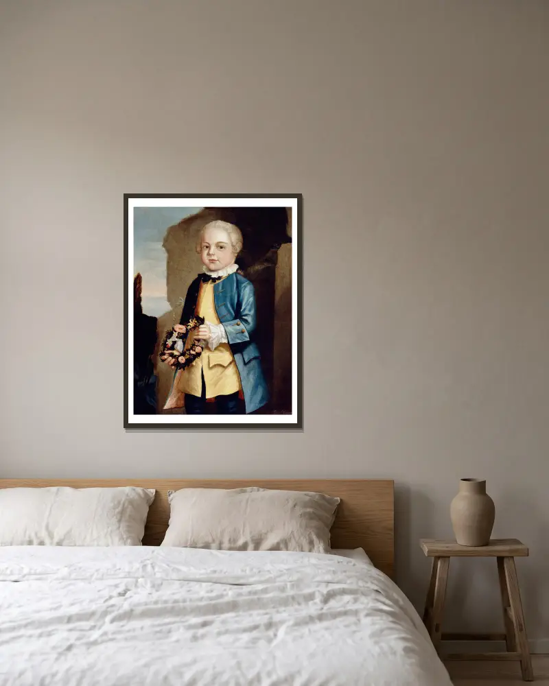 Jonathan Mountfort av John Singleton Copley inramad på en vägg