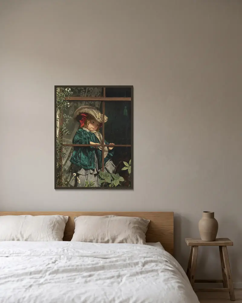 Ingen promenad idag av Sophie Anderson inramad på en vägg