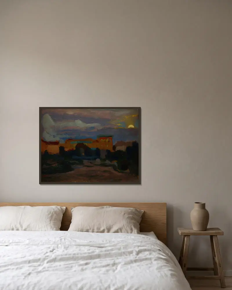 Aus Kyjiw von Jan Stanisławski gerahmt an einer Wand