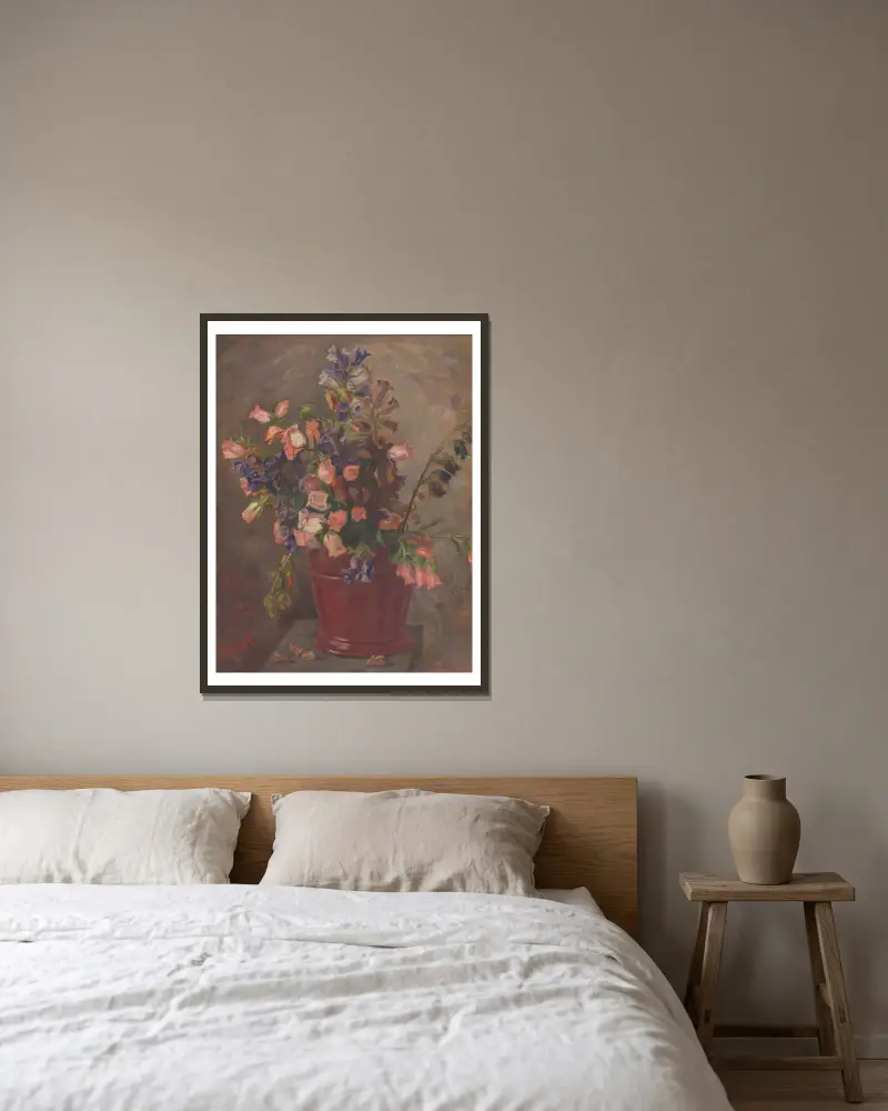 Bouquet av Štefan Polkoráb inramad på en vägg