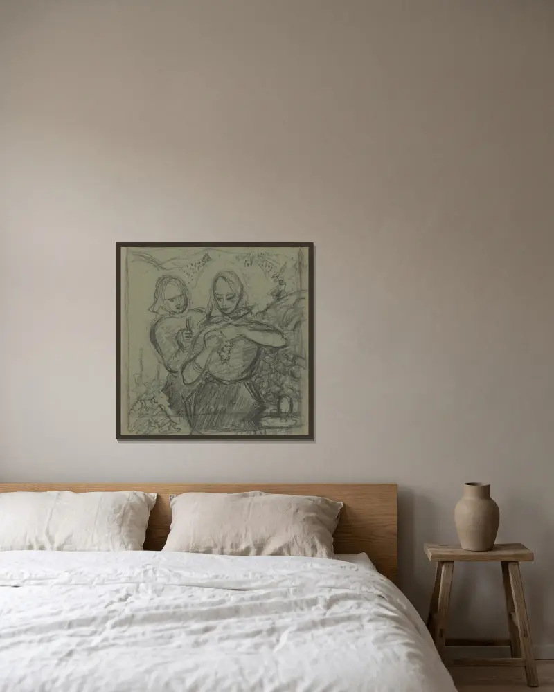 Vinobraní, Štefan Polkoráb v rámu na stěně