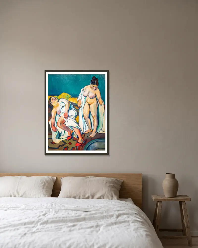 Deux figures av Suzanne Valadon inramad på en vägg