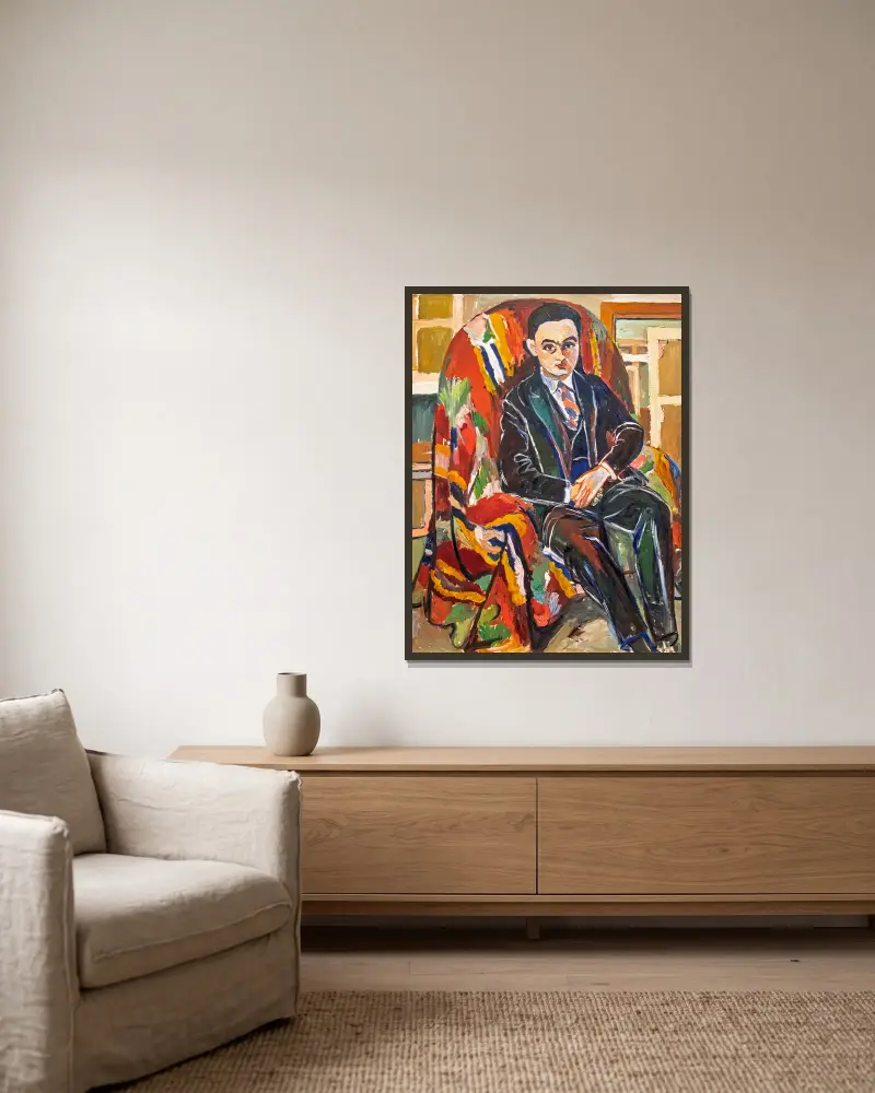 Doktor Robert Le Masle, Suzanne Valadon v rámu na stěně