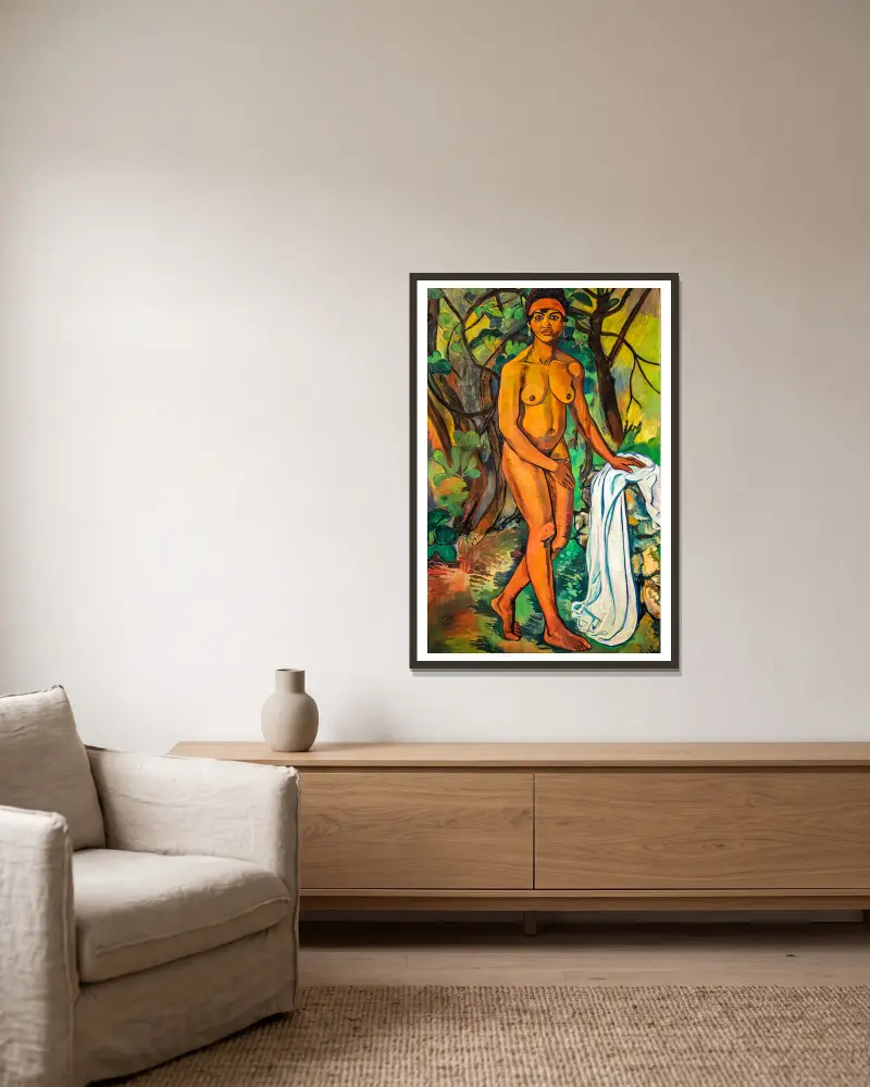 Černá Venuše, Suzanne Valadon v rámu na stěně