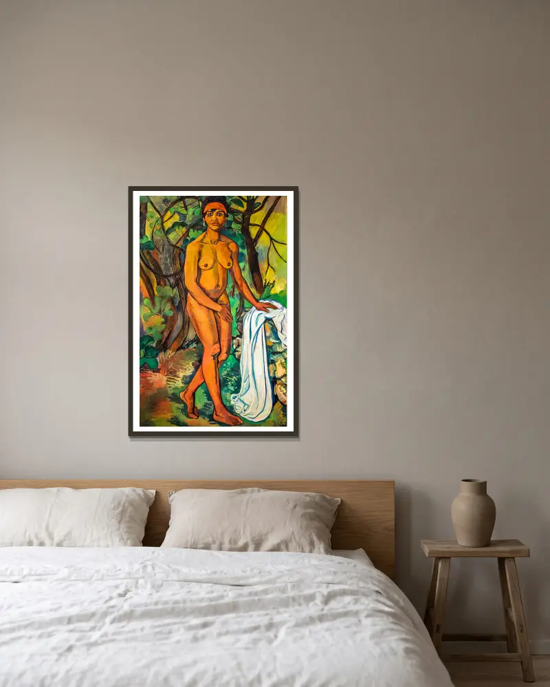 Černá Venuše, Suzanne Valadon v rámu na stěně
