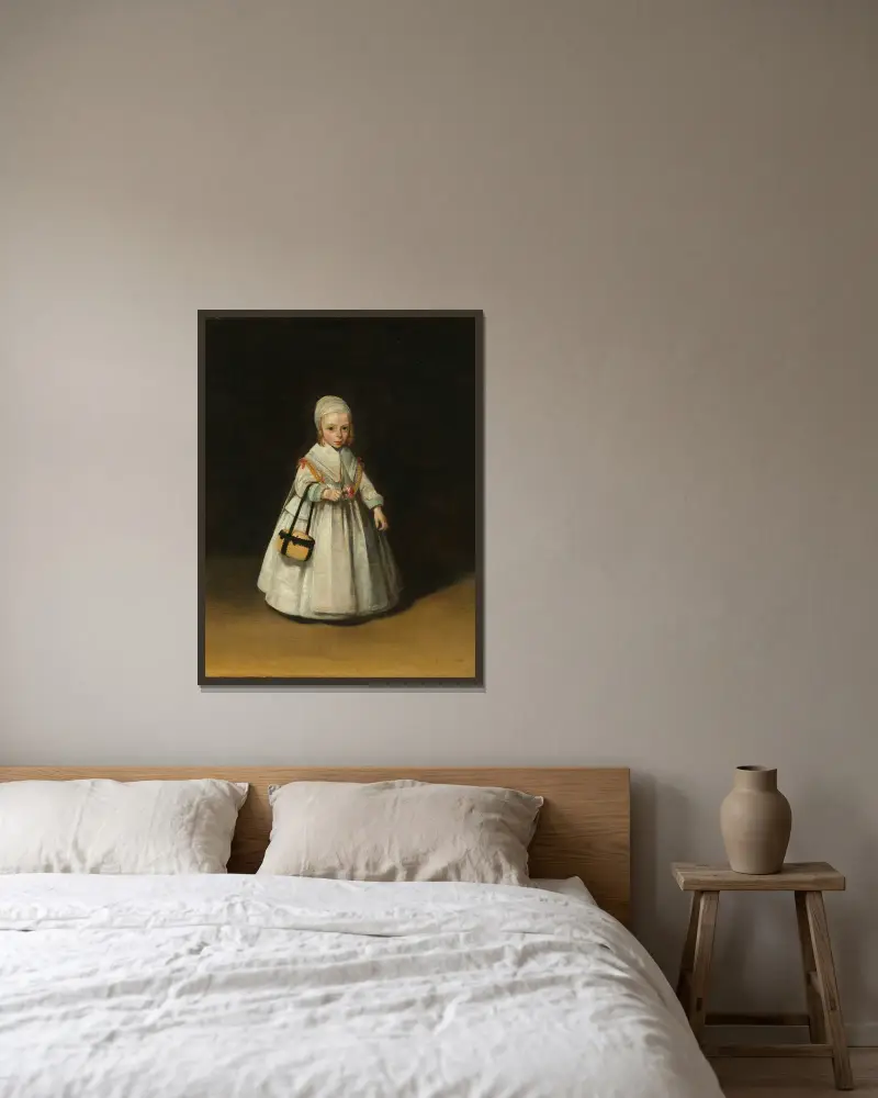 Helena van der Schalcke, Gerard ter Borch w ramie na ścianie